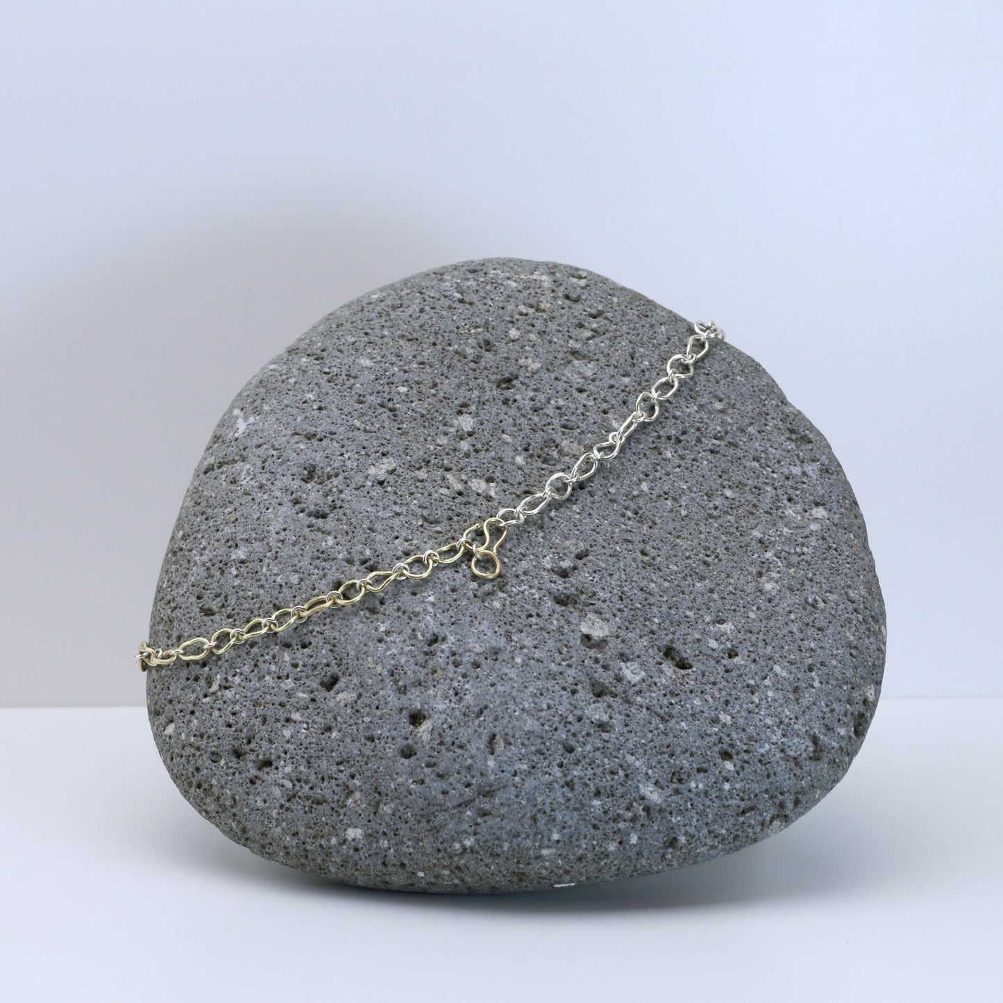 CONTOUR CHAIN - SG 999 & 14K Handcrafted Chain Necklace