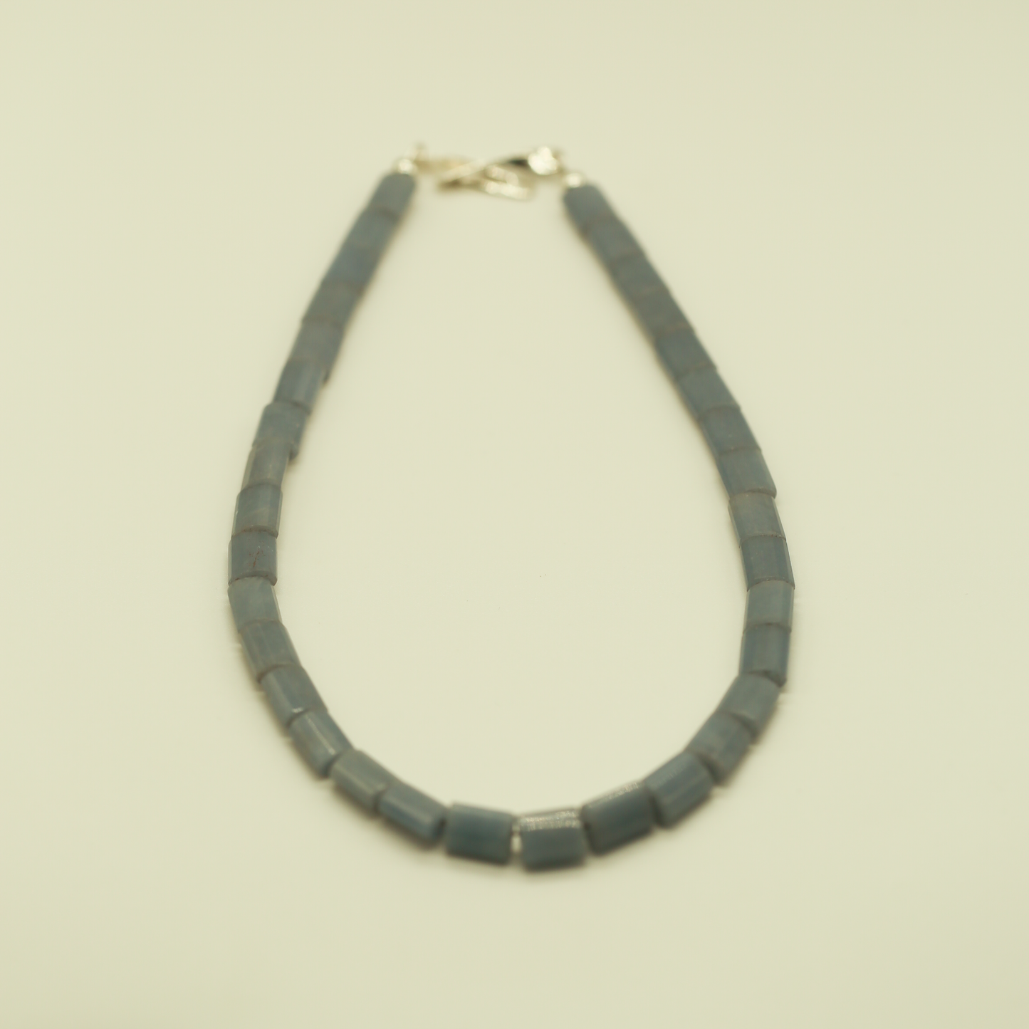 ONE — Single Gemstone Necklace With Handcrafted Silver Clasp