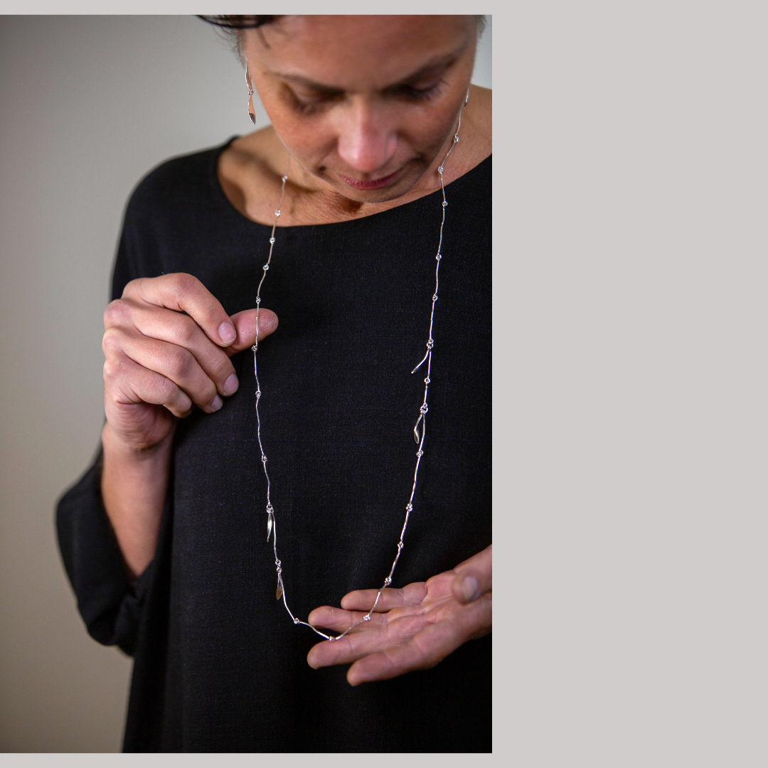 WEEPING WILLOW HANDCRAFTED NECKLACE - Long