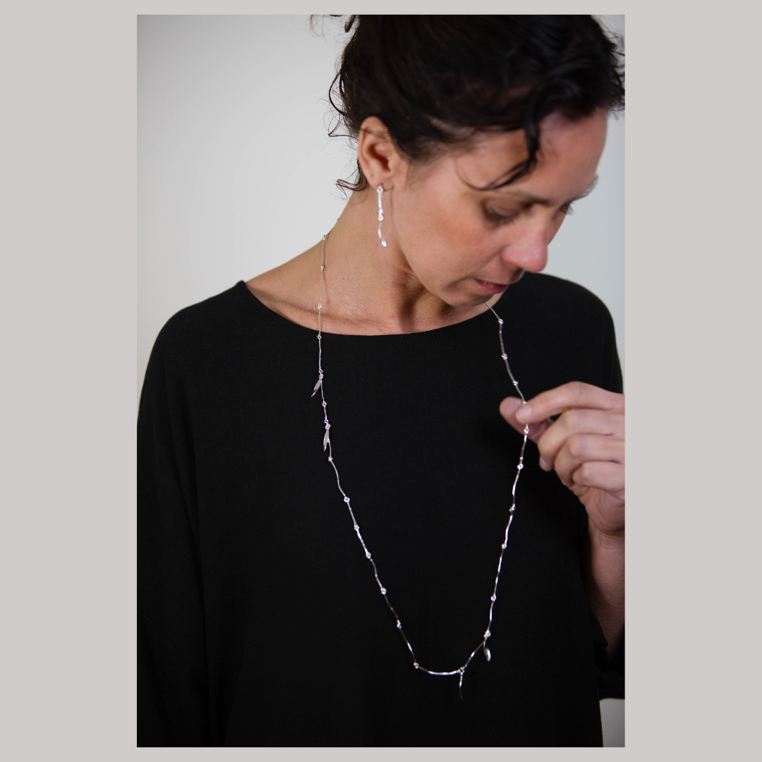 WEEPING WILLOW HANDCRAFTED NECKLACE - Long