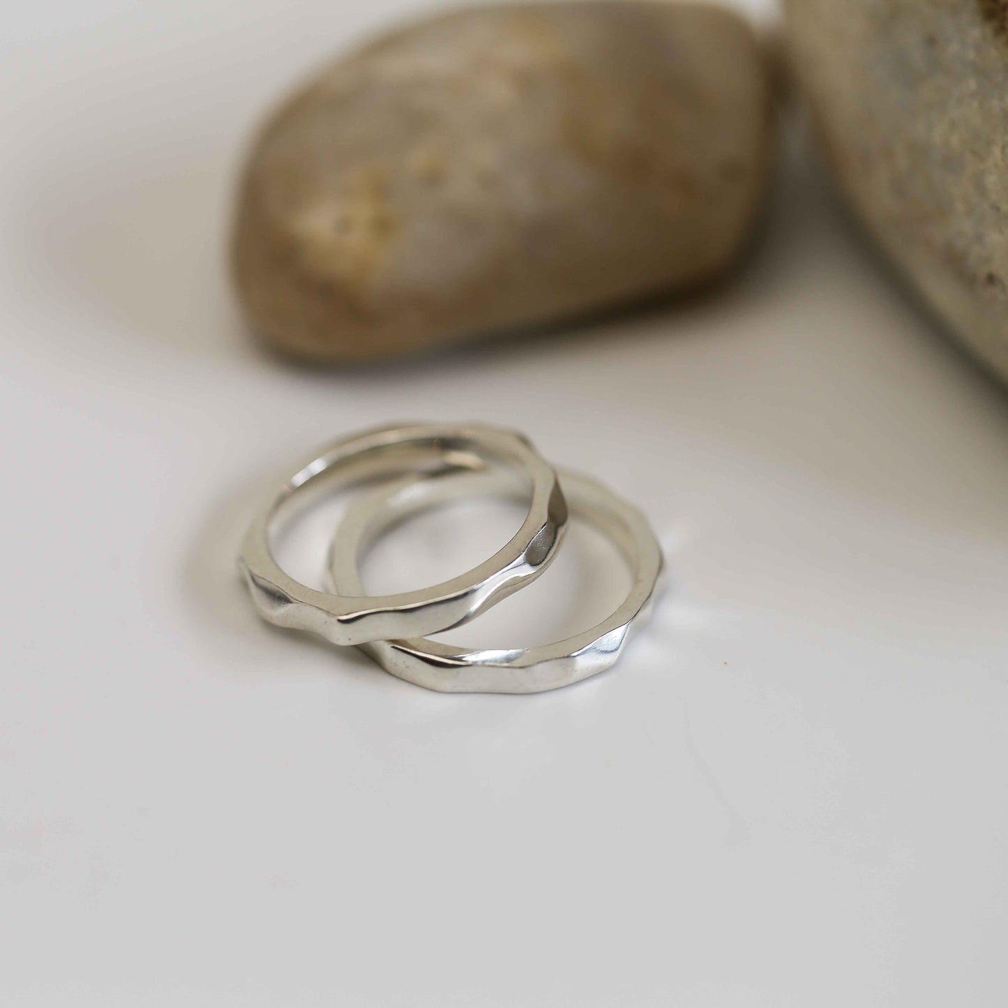 STACKED SMALL SWELL RING