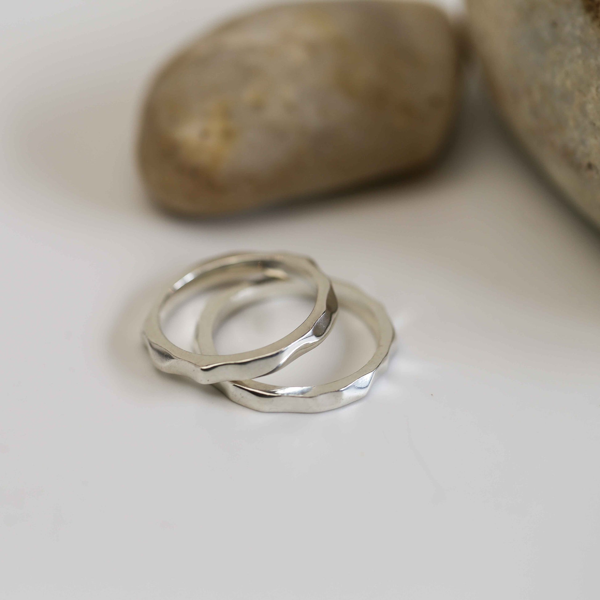 STACKED SMALL SWELL RING