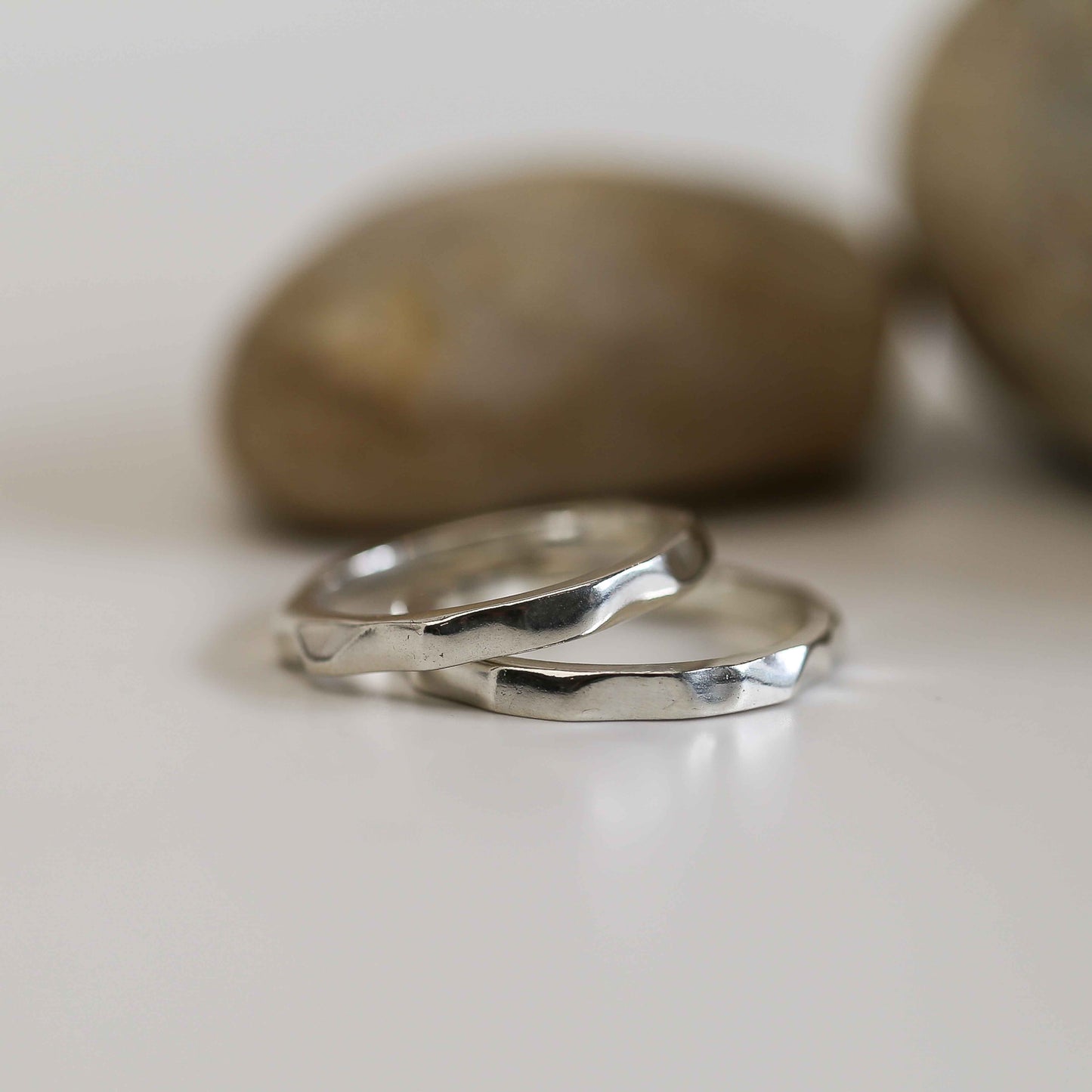 STACKED SMALL SWELL RING