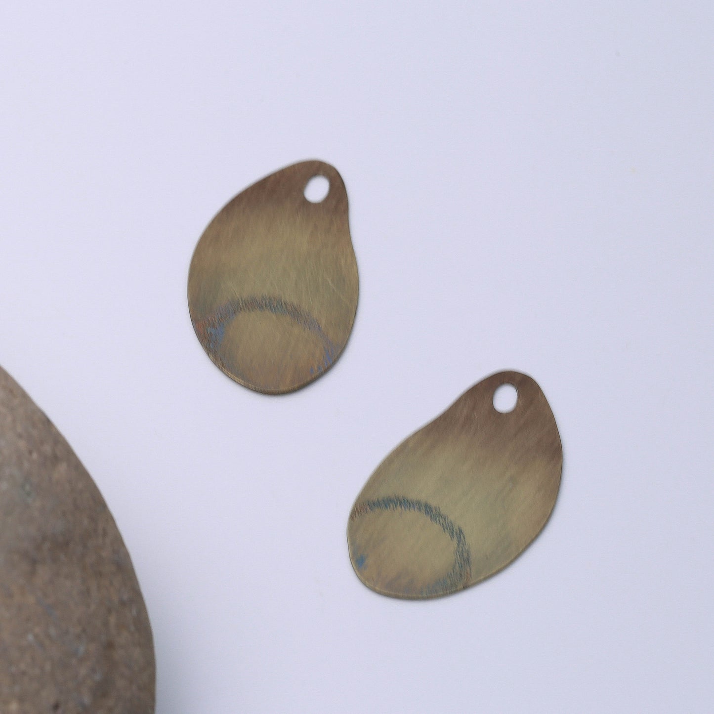 PATINA PENDANT EARRINGS - interchangeable with silver finding