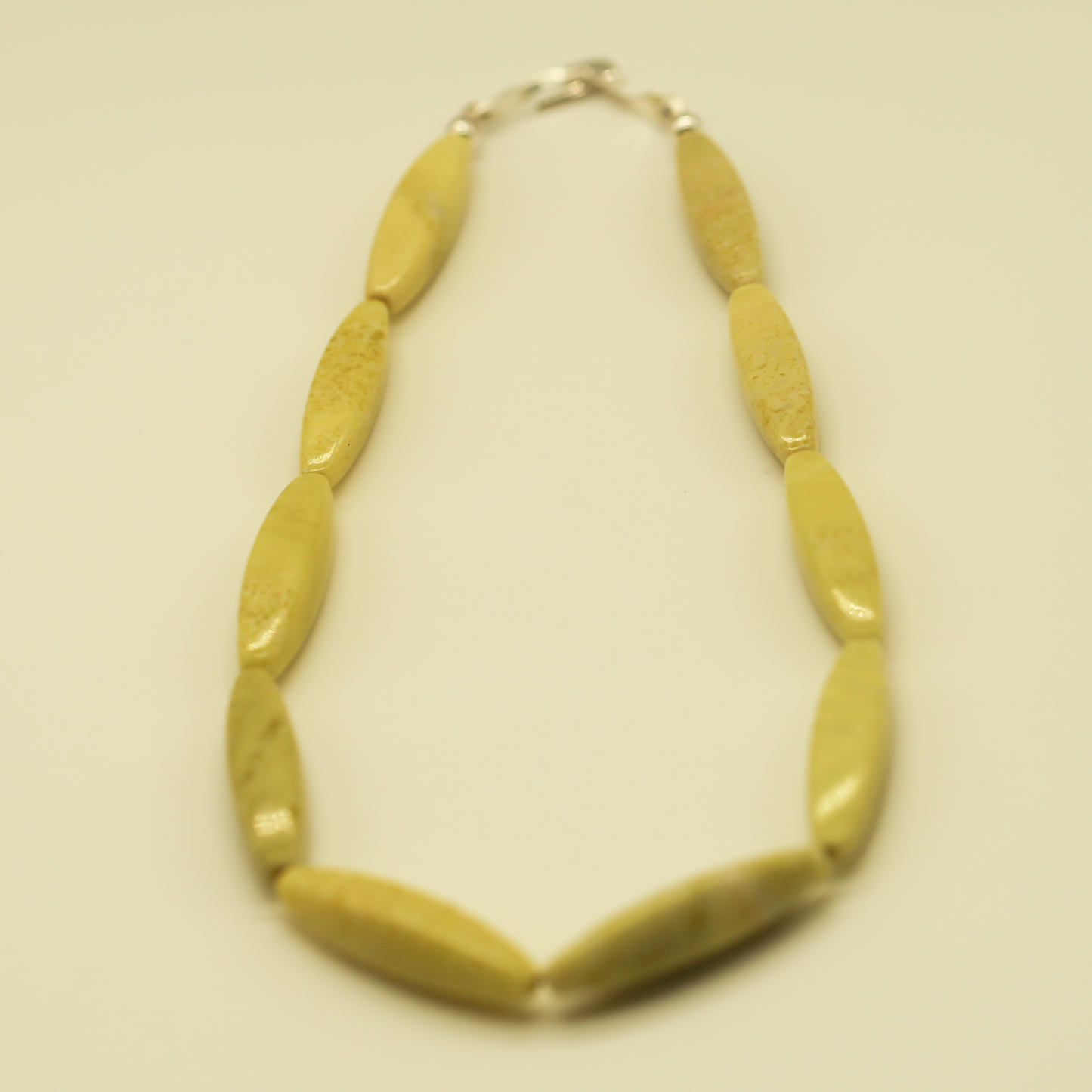 ONE — Single Gemstone Necklace With Handcrafted Silver Clasp