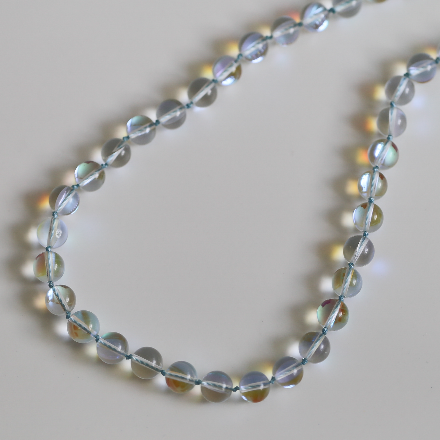 LUMEN NECKLACE — Clear Quartz with Handcrafted Silver