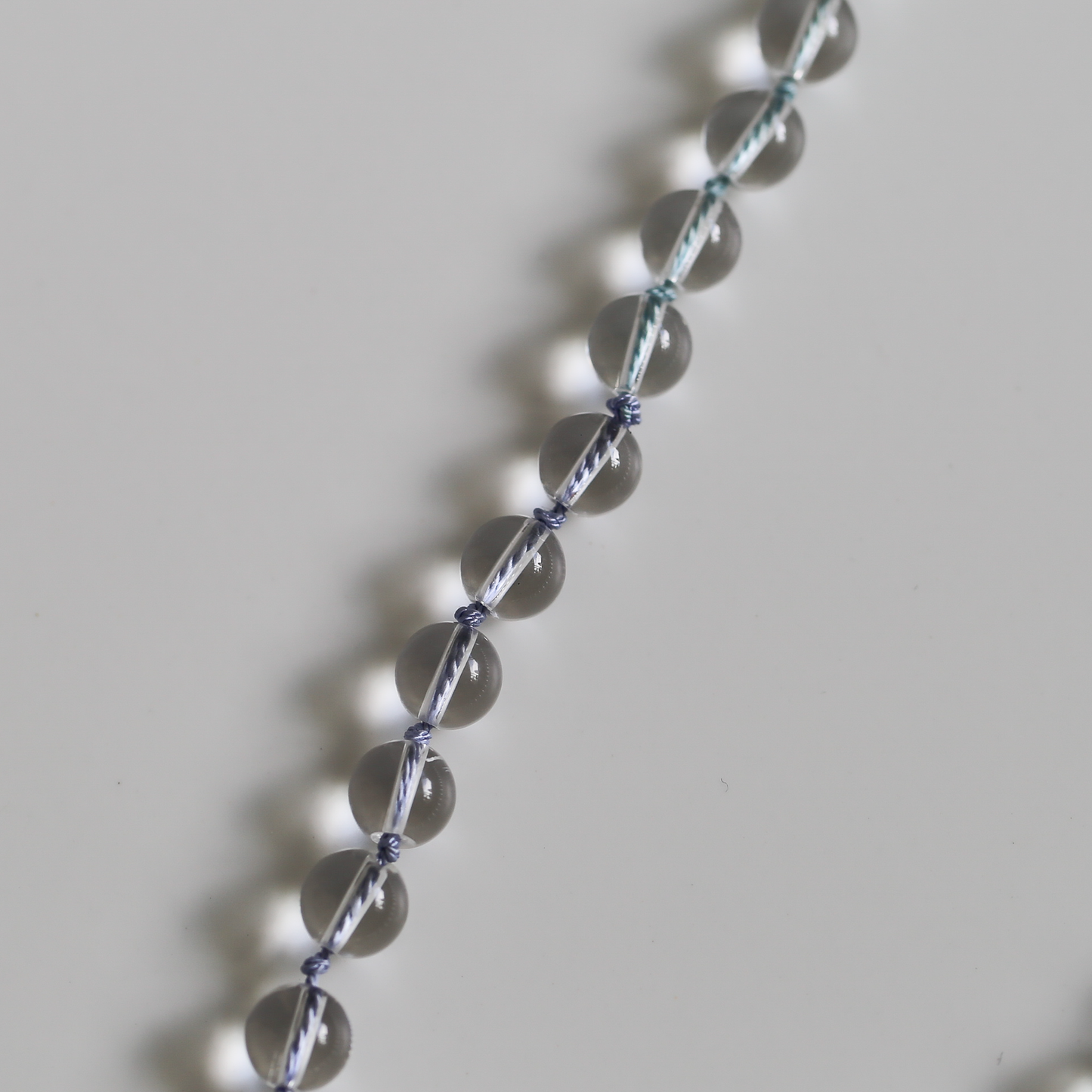LUMEN NECKLACE — Clear Quartz with Handcrafted Silver