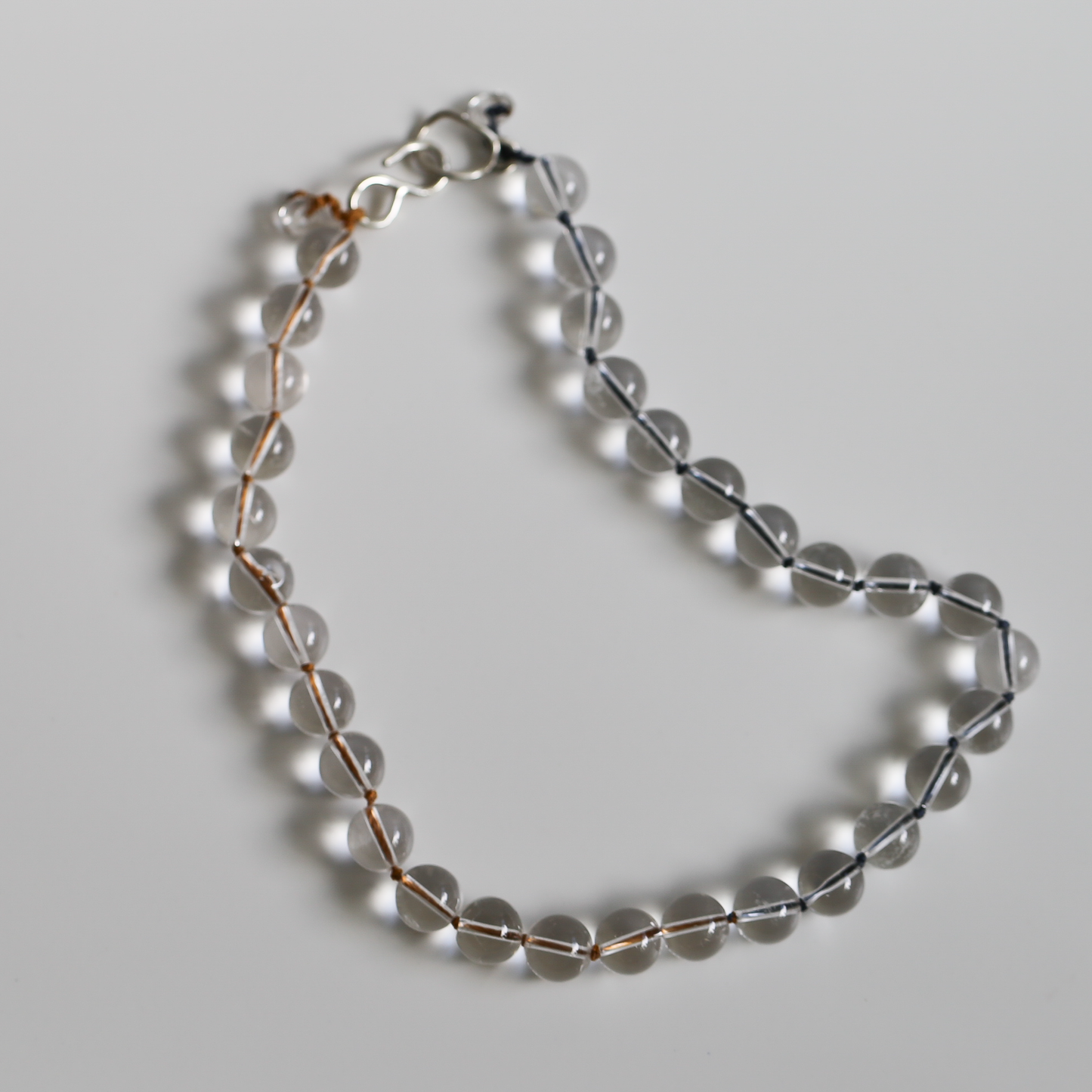 LUMEN NECKLACE — Clear Quartz with Handcrafted Silver