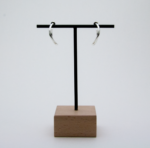 WOBBLE HOOP EARRINGS - left