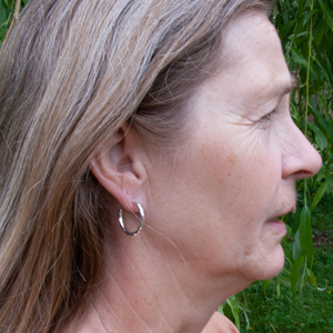 DIMPLE HOOP EARRINGS 5