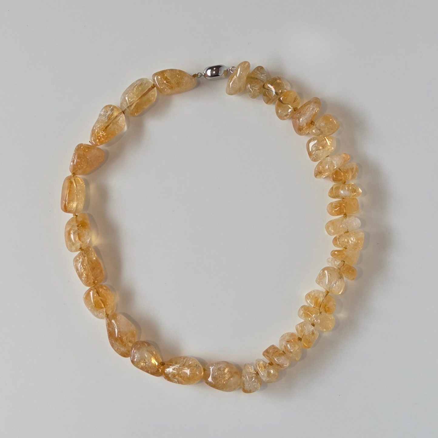 Stream Song Necklace – Hand-Knotted Natural Gemstone Necklace