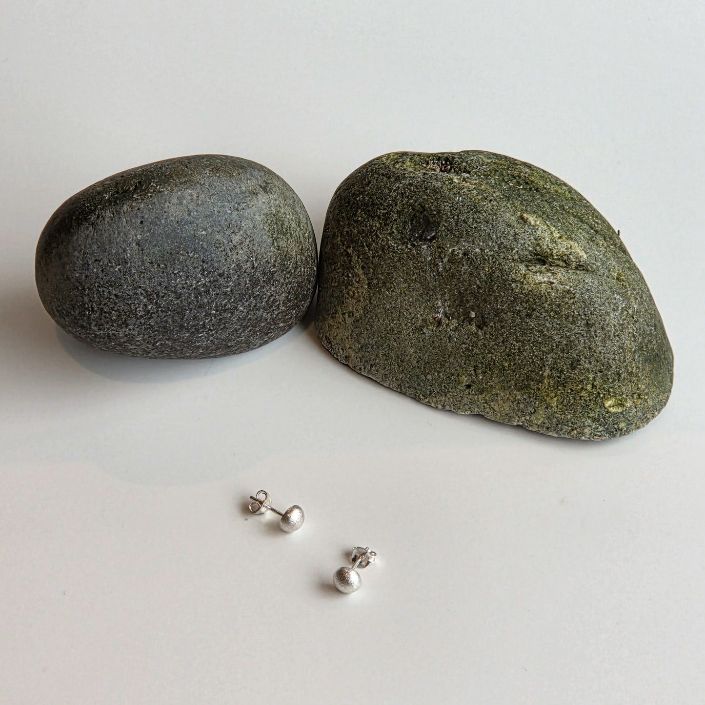 Encrusted Dome Stud Earrings