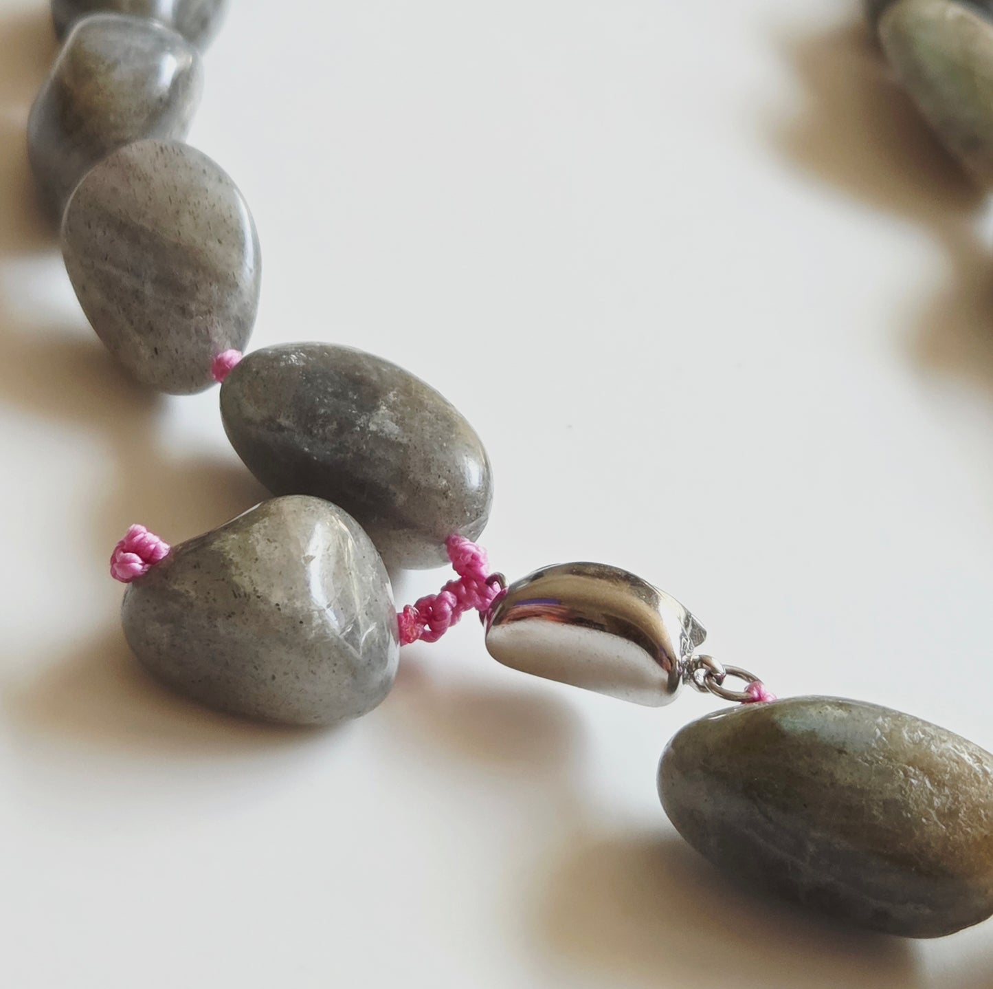 Stream Song Necklace – Hand-Knotted Natural Gemstone Necklace