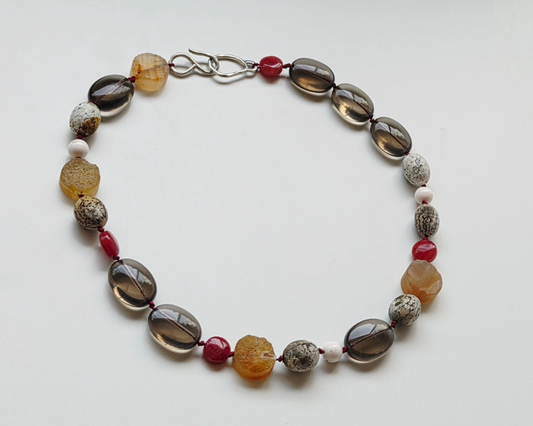 SWEETIE BEADED NECKLACE ( Mixed Gem necklaces)