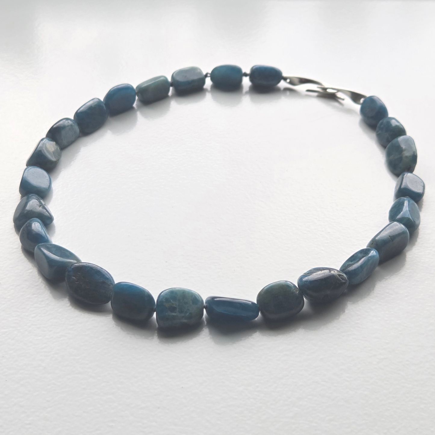 Stream Song Necklace – Hand-Knotted Natural Gemstone Necklace