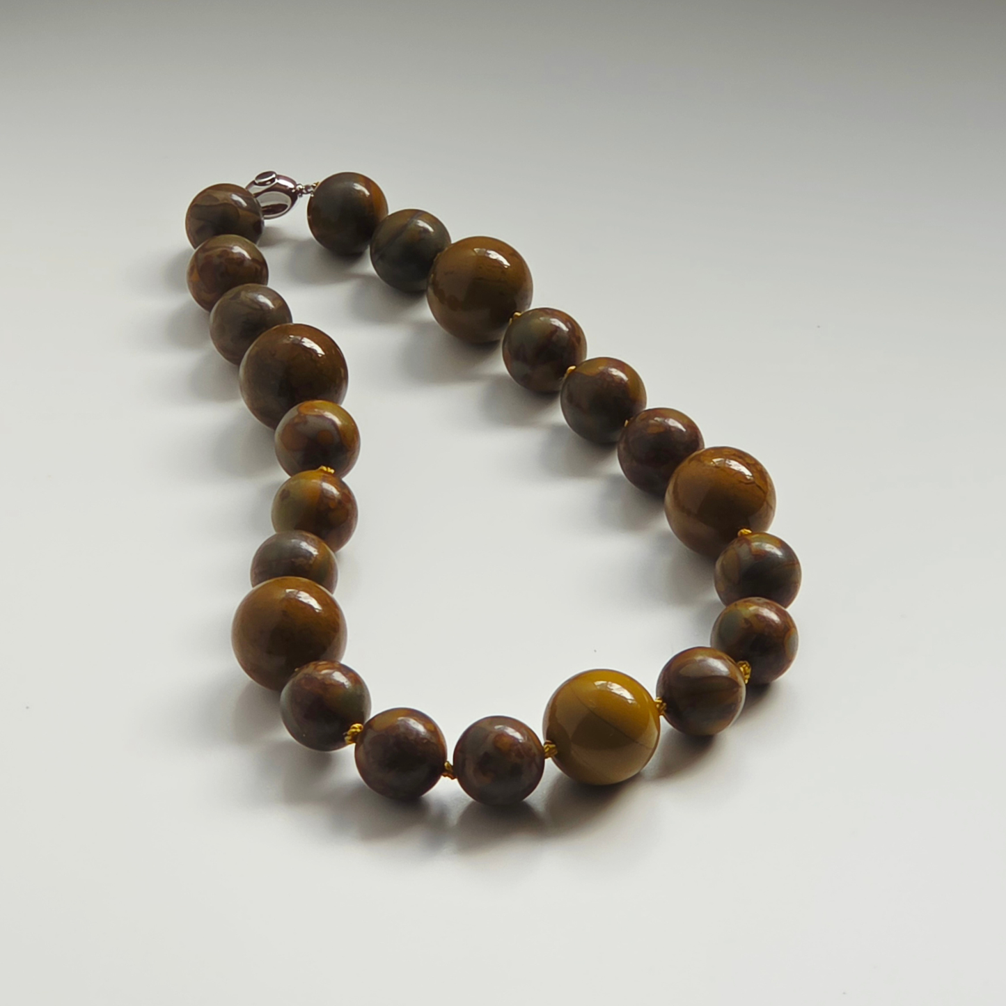 Stream Song Necklace – Hand-Knotted Natural Gemstone Necklace
