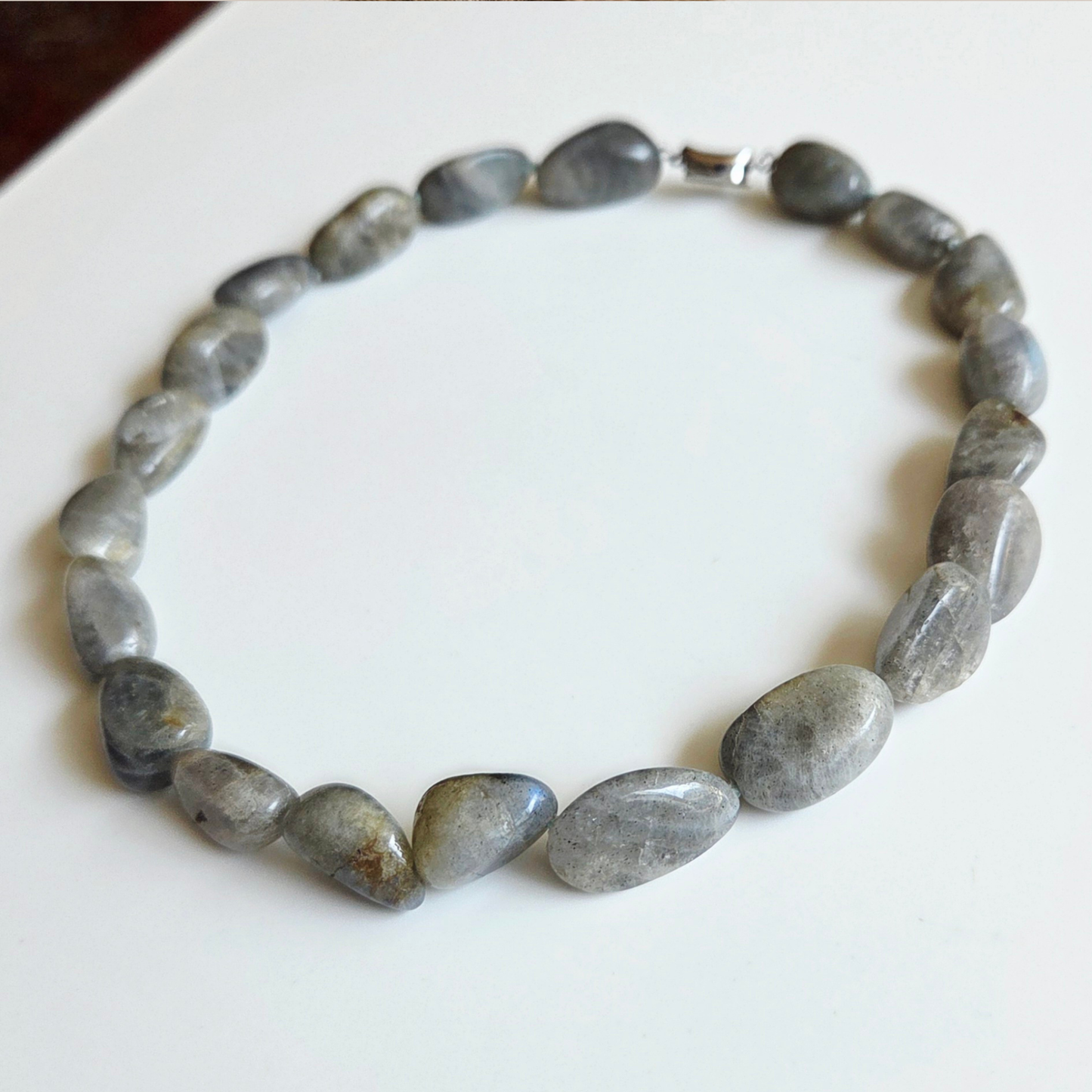 Stream Song Necklace – Hand-Knotted Natural Gemstone Necklace