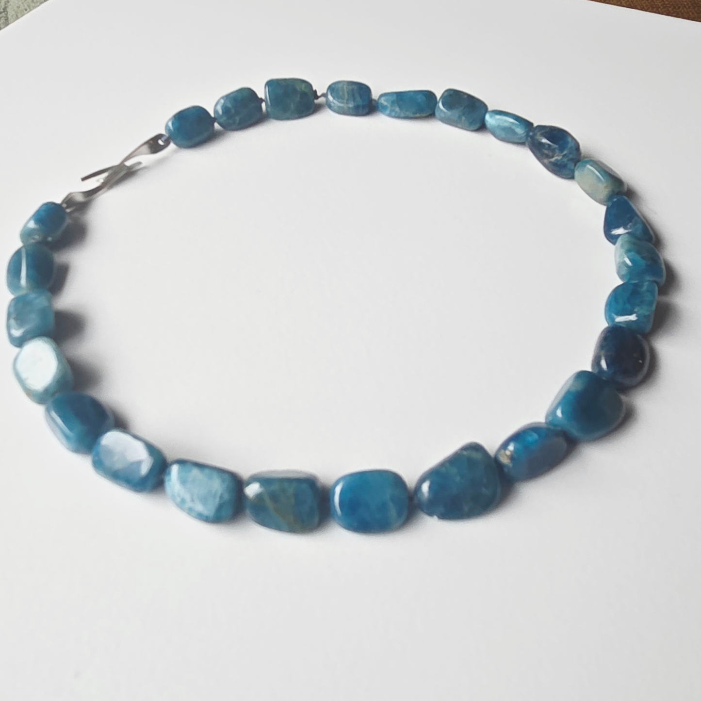 Stream Song Necklace – Hand-Knotted Natural Gemstone Necklace