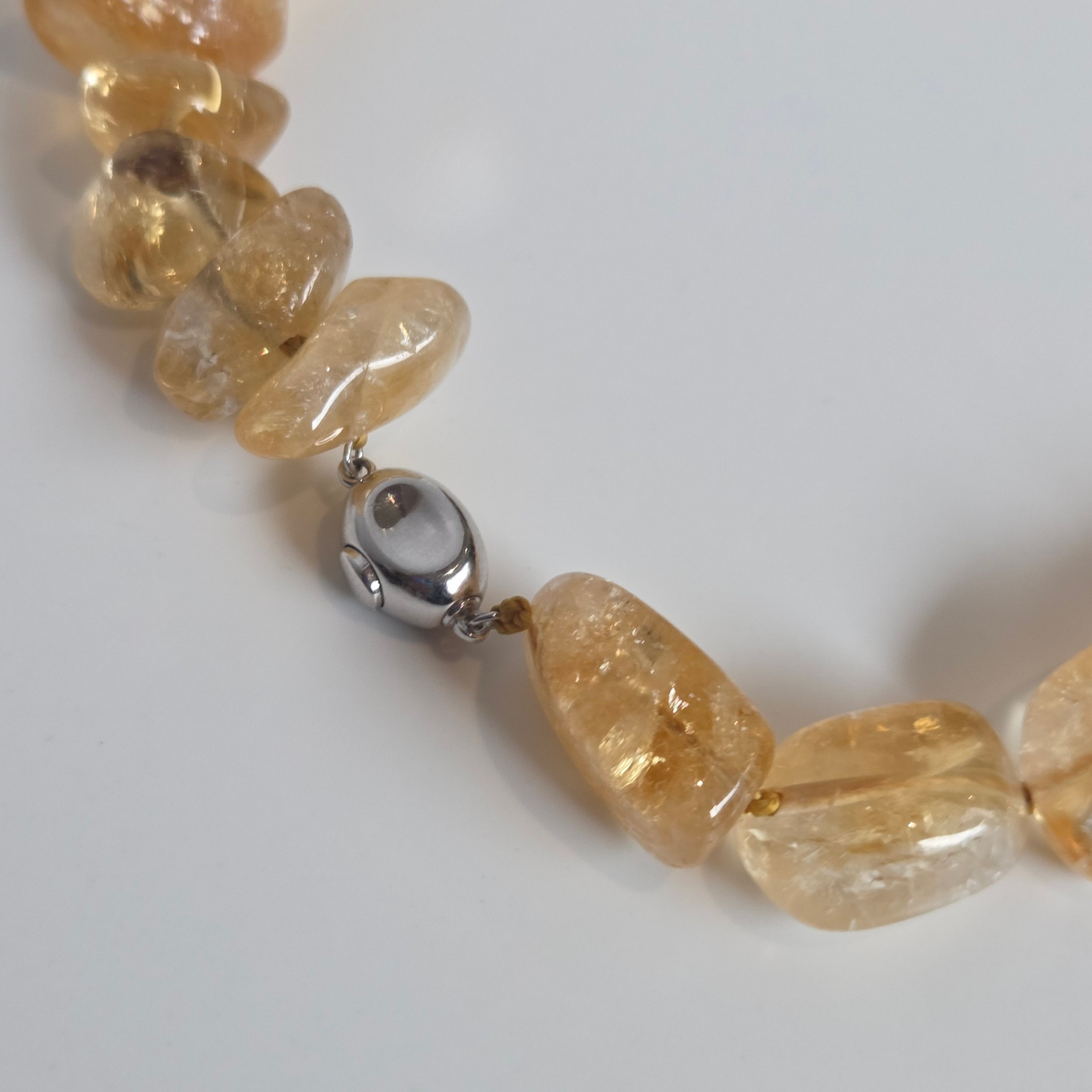 Stream Song Necklace – Hand-Knotted Natural Gemstone Necklace