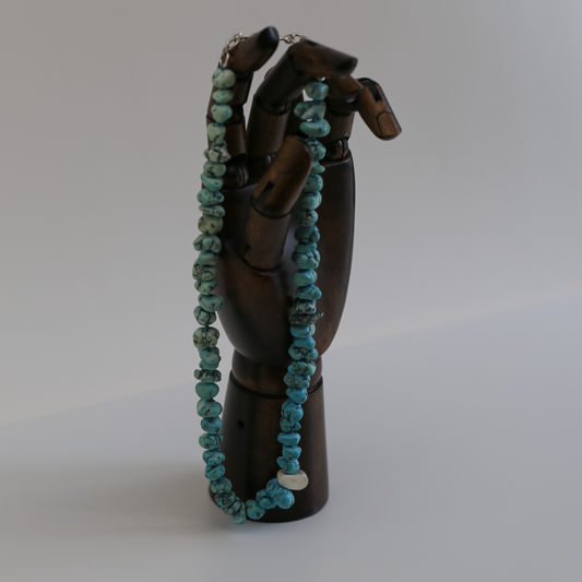 Beaded necklace Persian turquoise