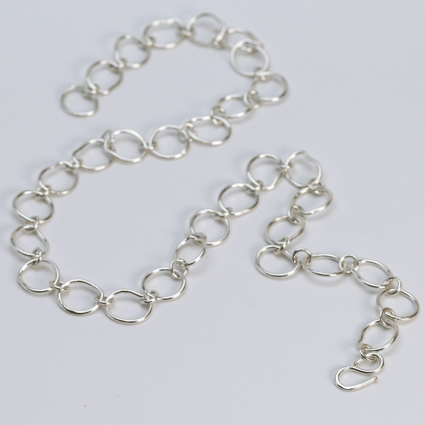 CONTOUR -  No 1 Sterling Silver Handcrafted Chain Necklace