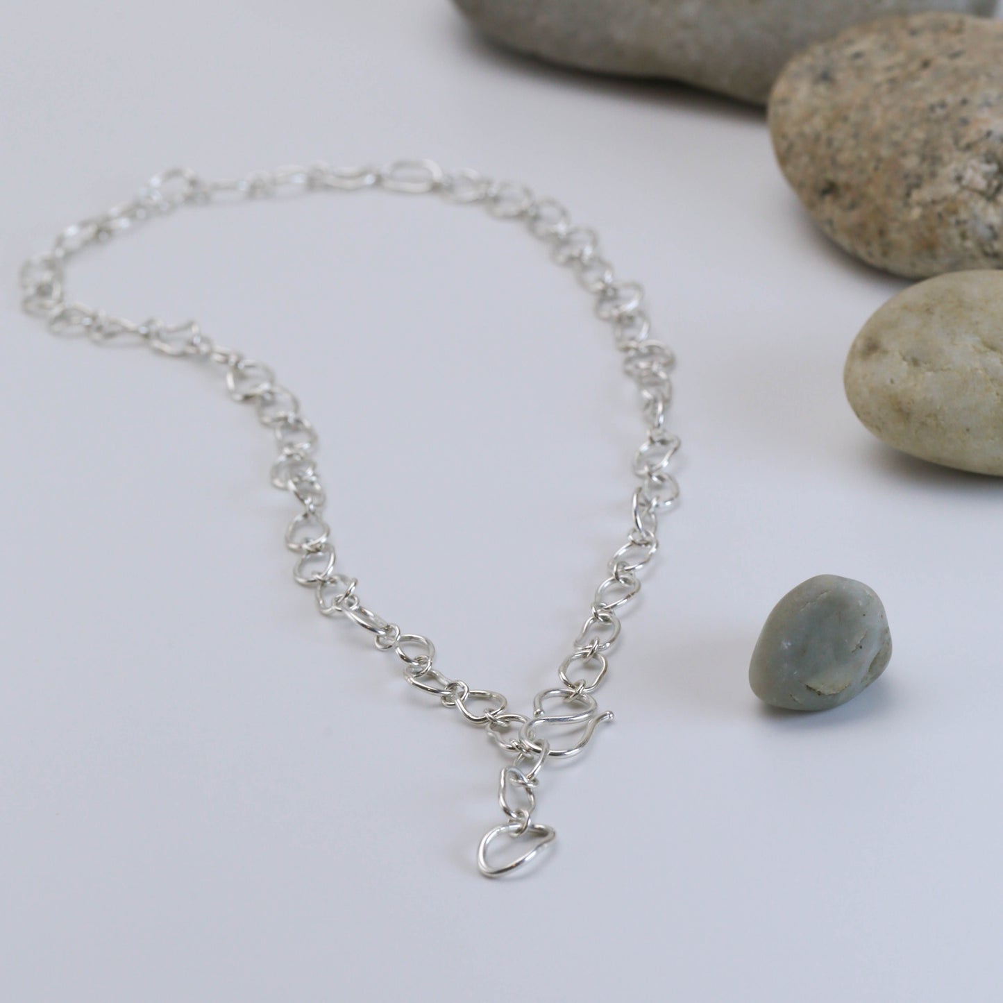 CONTOUR -  No 1 Sterling Silver Handcrafted Chain Necklace