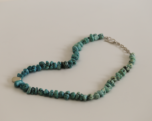 BEADED CHARM NECKLACE