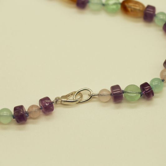 SWEETIE BEADED NECKLACE ( Mixed Gem necklaces)