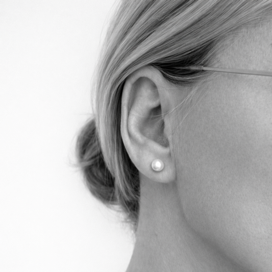 Encrusted Dome Stud Earrings