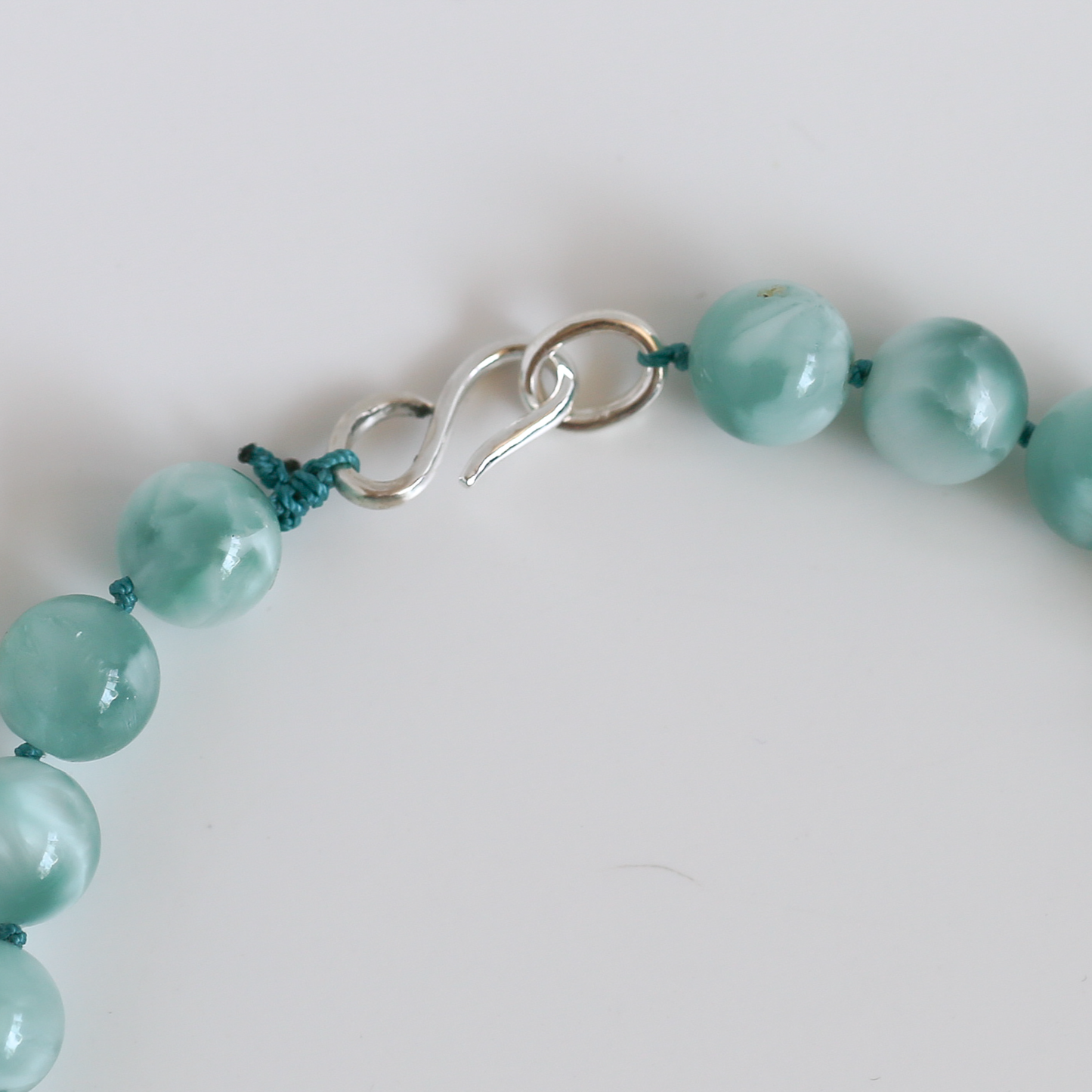 ONE GEM NECKLACE — Single Gemstone with Handcrafted Silver Clasp