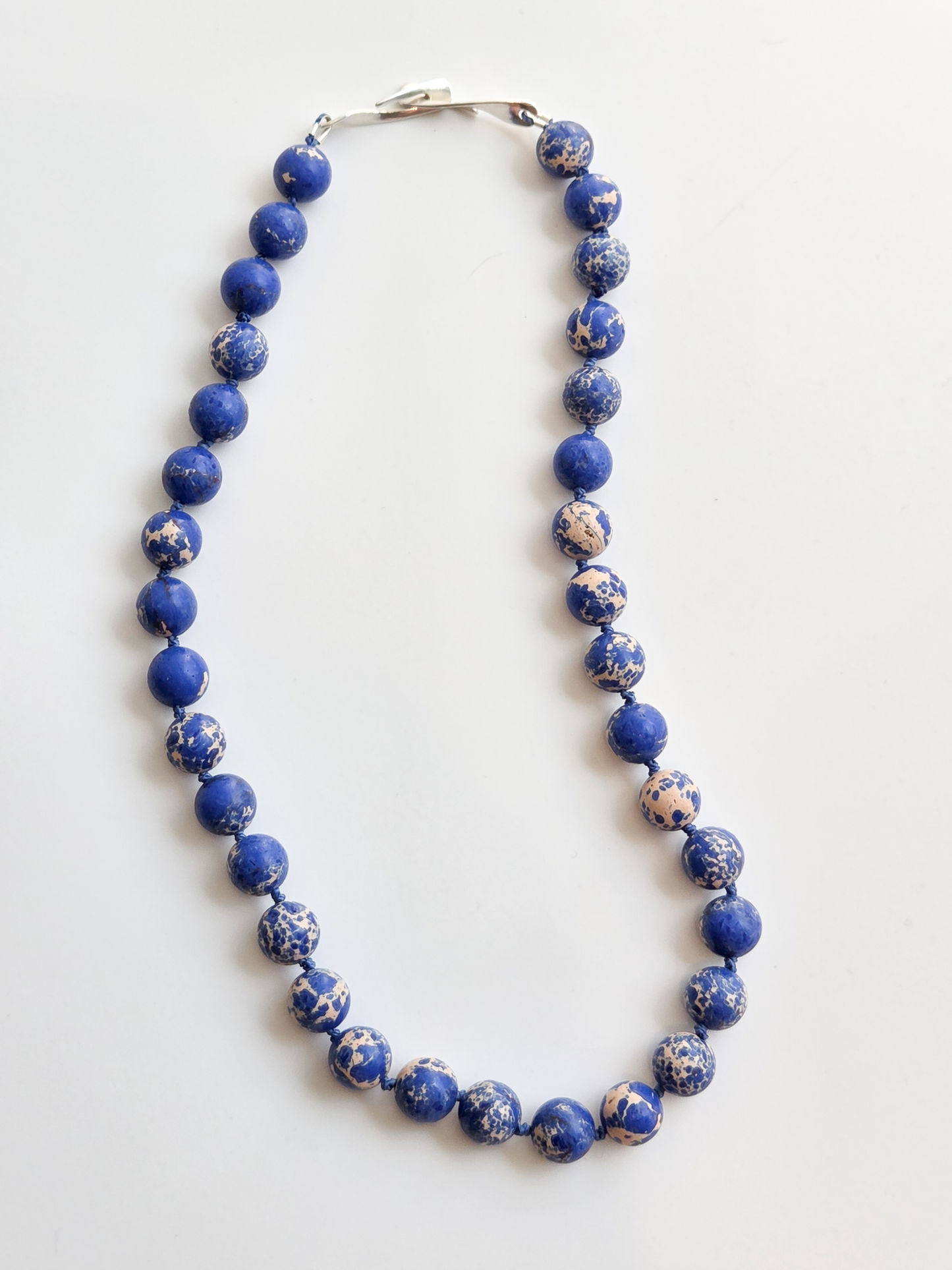 ONE GEM NECKLACE — Single Gemstone with Handcrafted Silver Clasp