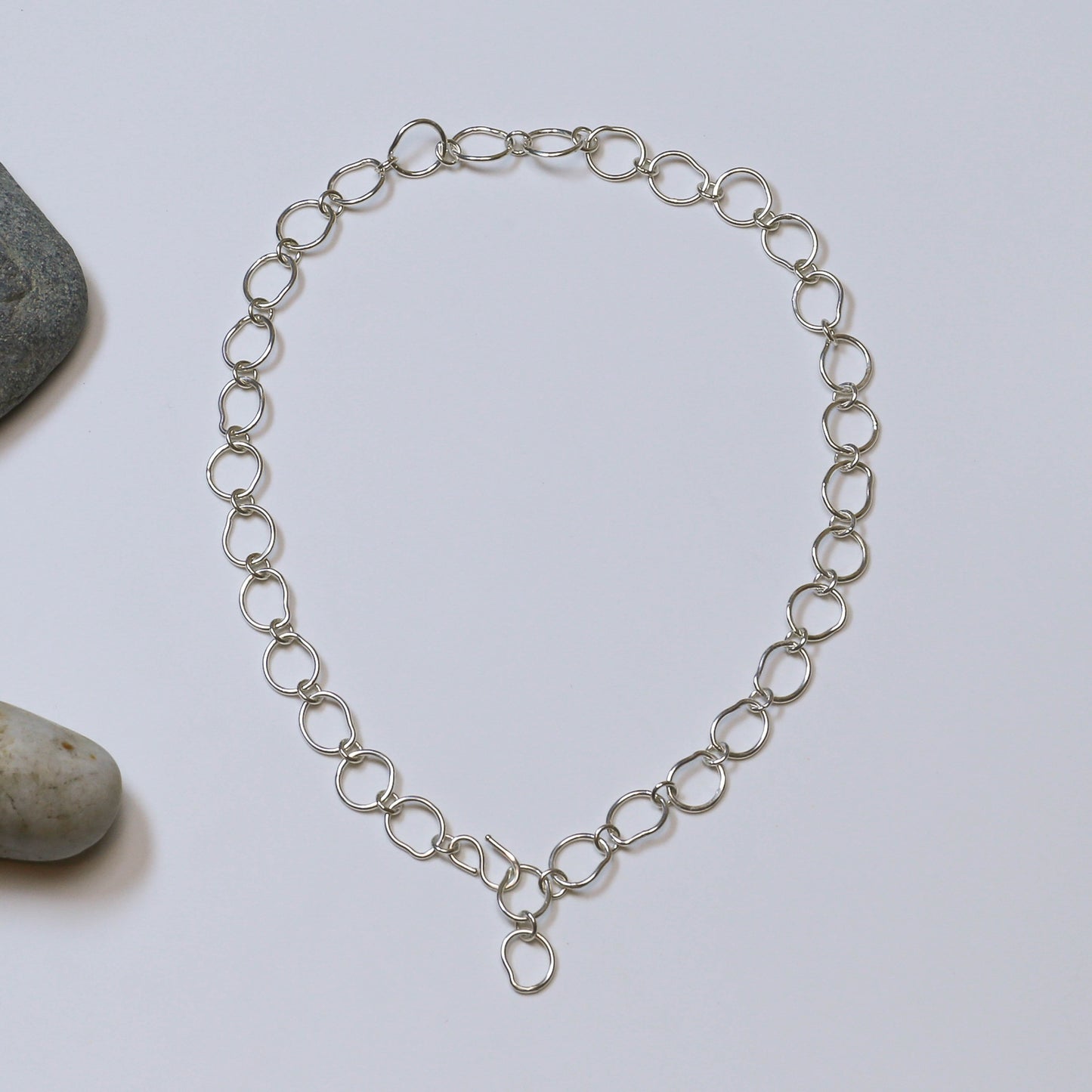 CONTOUR -  No 1 Sterling Silver Handcrafted Chain Necklace